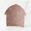 Standing see through brown barn figurine standing up facing forward